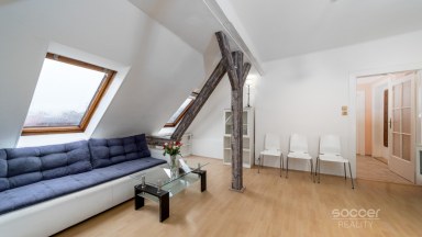 Velmi hezký byt s krásným výhledem a terasou v rodinné vile.