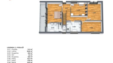 Prodej luxusního rodinného domu, 6+kk/T/L/G, Předboj.