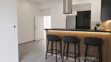 Pronájem bytu 3+kk, 90 m2, Praha 7 - Holešovice, ul. Dukelských hrdinů.