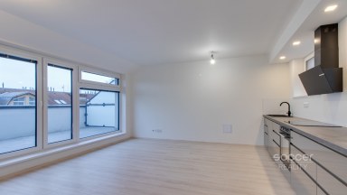 Pronájem bytu 2+kk s velkou lodžií a garážovým stáním - Projekt ZLATÝ KOPEC, Praha – Přezletice.