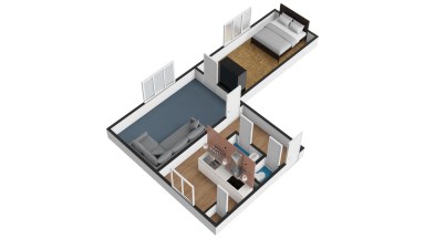 Pronájem hezkého bytu 2+1/S, 55 m2, Praha 6 - Vokovice, ul. K Lánu.